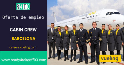 Ready 4 Take Off - Vueling busca Tripulantes de Cabina de Pasajeros para Barcelona